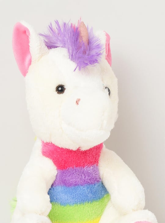 MAX Colourblocked Unicorn Soft Toy