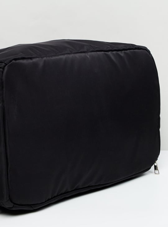 MAX Women Typographic Print Duffle Gym Bag