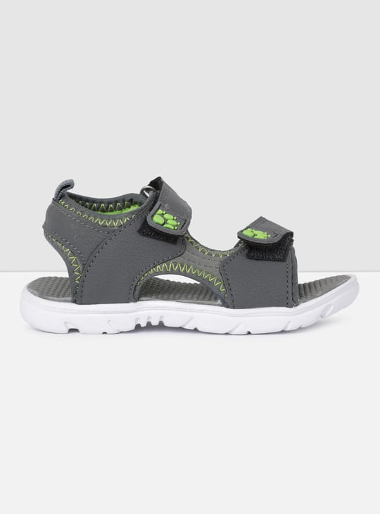 Boys Textured Sandals with Velcro Straps