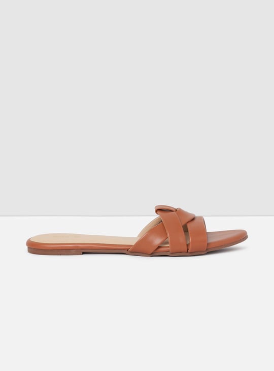 Women Solid Flat Sandals