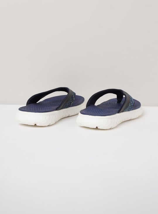 Men Printed Thong Strap Sandals