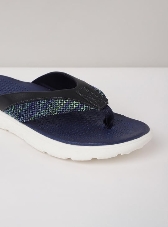 Men Printed Thong Strap Sandals