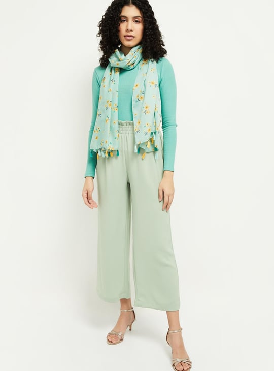MAX Women Floral Printed Scarf