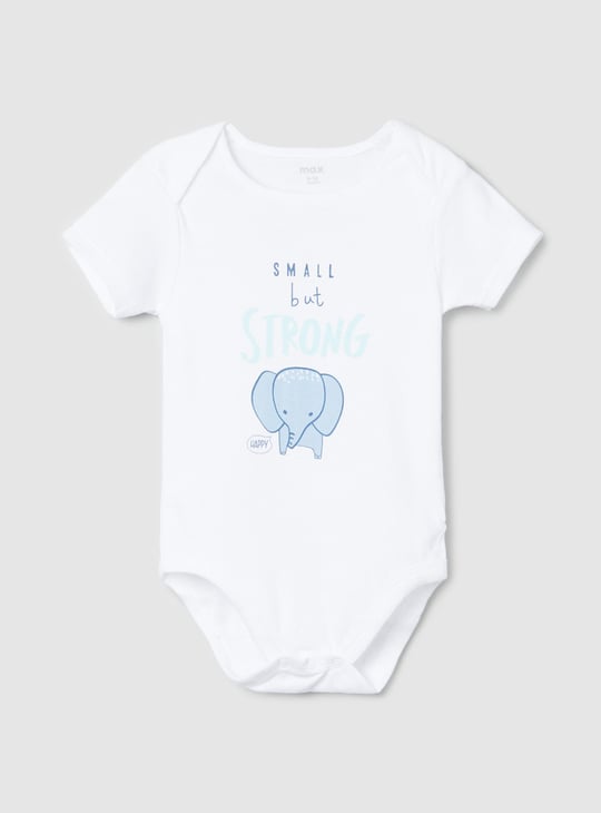 Boys Printed Ring Snap Closure Bodysuit - Pack of 2 