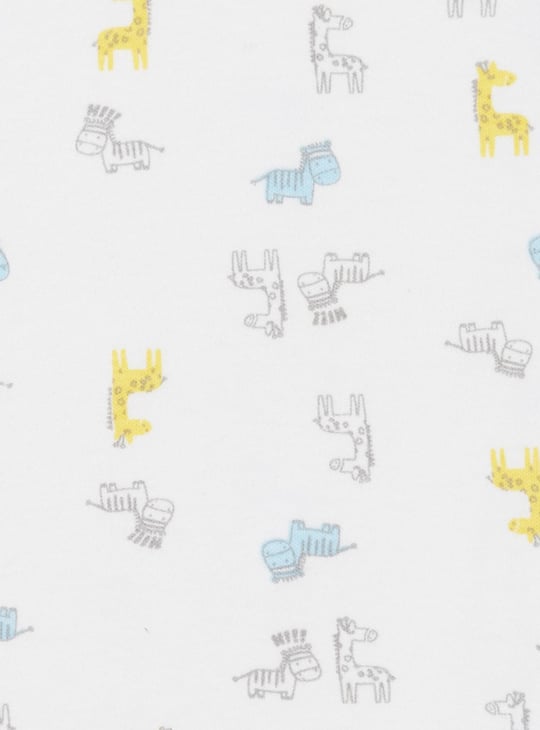 Boys Printed Anti-Bacterial Bodysuit - Pack of 2 