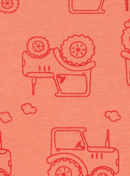 Boys Printed Ring Snap Closure Bodysuit - Pack of 4 