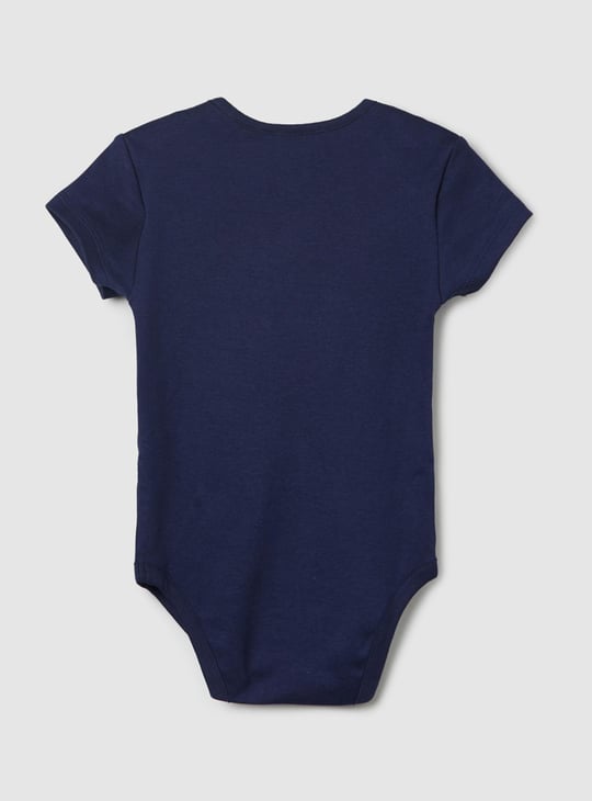 Boys Printed Ring Snap Closure Bodysuit - Pack of 4 