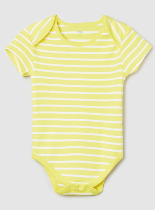 Boys Printed Ring Snap Closure Bodysuit - Pack of 4 