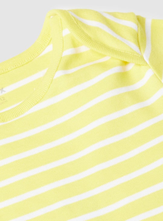 Boys Printed Ring Snap Closure Bodysuit - Pack of 4 