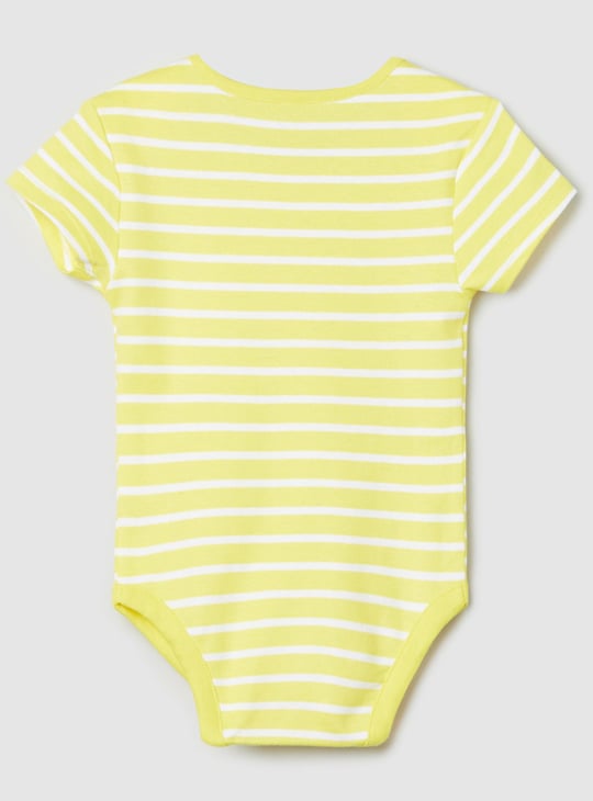 Boys Printed Ring Snap Closure Bodysuit - Pack of 4 