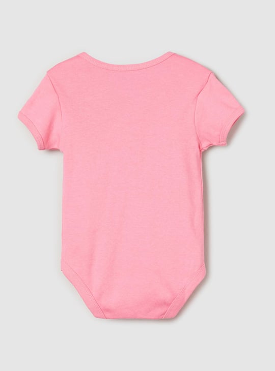 Girls Printed Bodysuit - Pack of 4