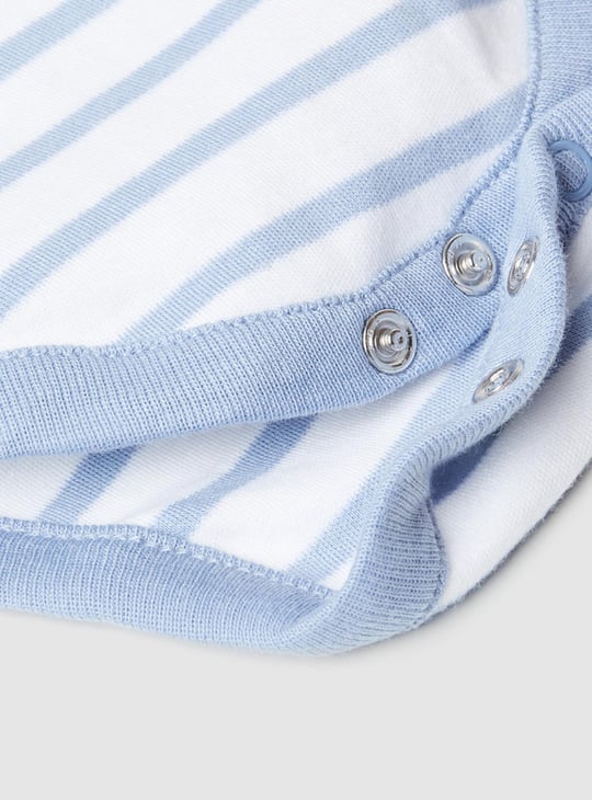 Girls Printed Ring Snap Closure Bodysuit - Pack of 4 