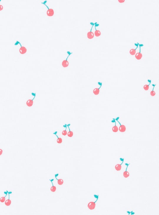 Girls Printed Ring Snap Closure Bodysuit - Pack of 4 