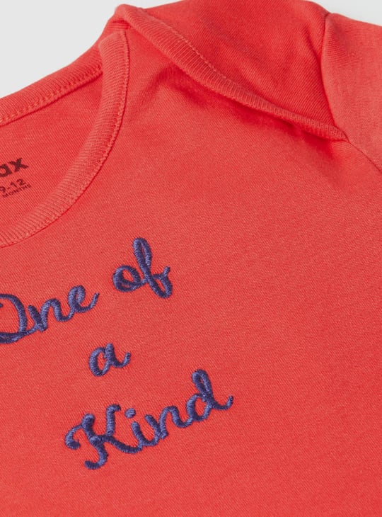 Girls Printed Ring Snap Closure Bodysuit - Pack of 4 