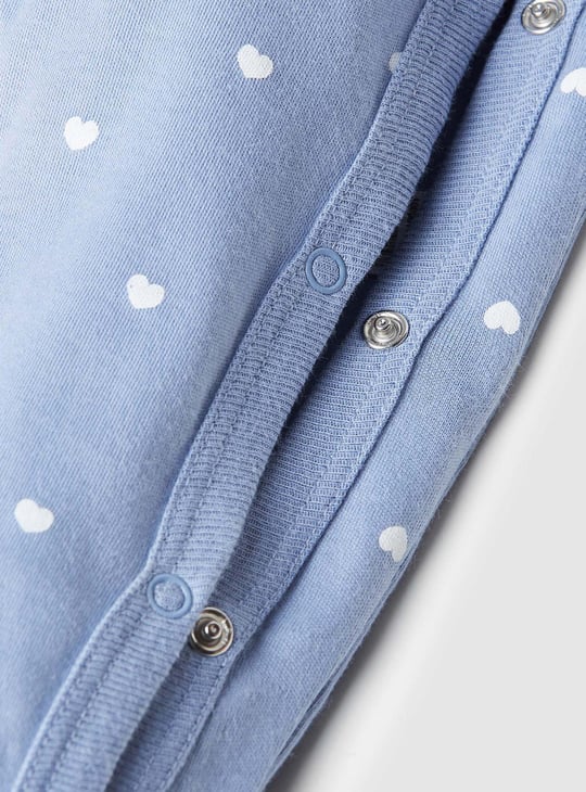 Girls Printed Anti-Bacterial Sleepsuit - Pack of 2 