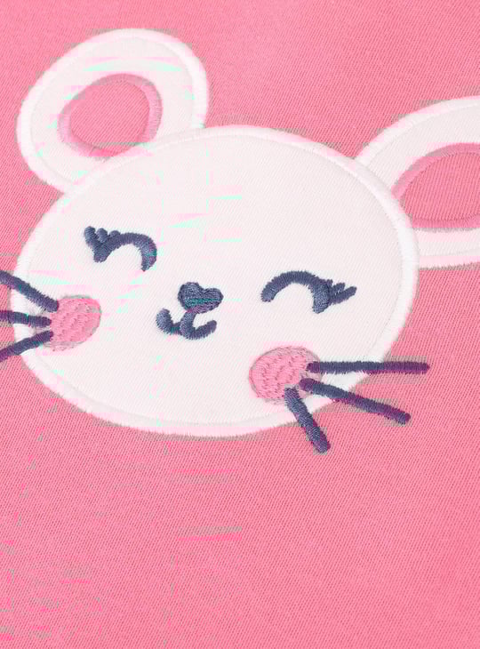 Girls Printed Anti-Bacterial Sleepsuit - Pack of 2 