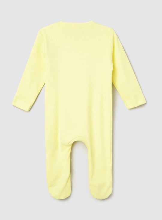 Girls Printed Anti-Bacterial Sleepsuit - Pack of 2 