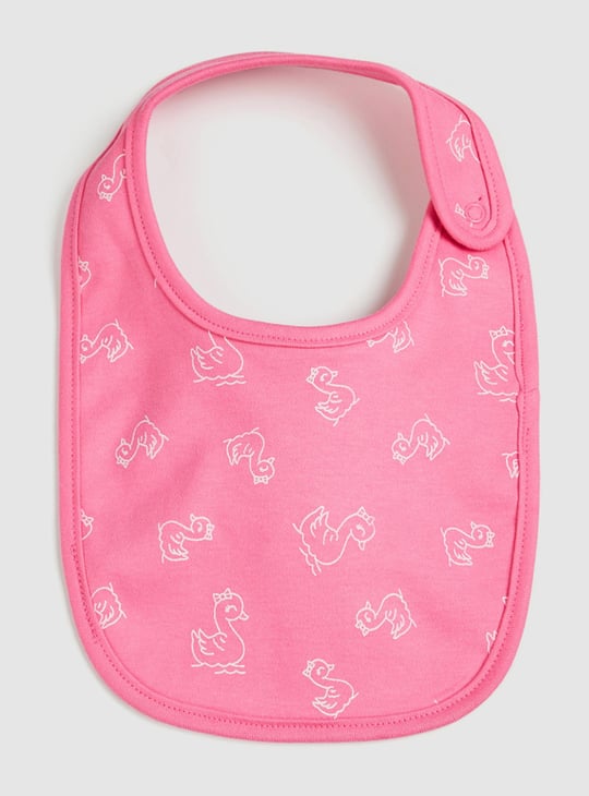 Girls Printed Bib - Pack of 2