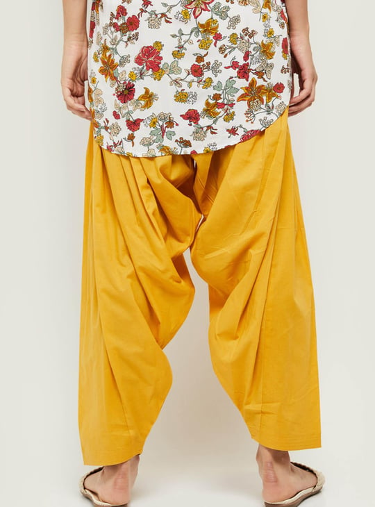Women Solid Patiala Pants 