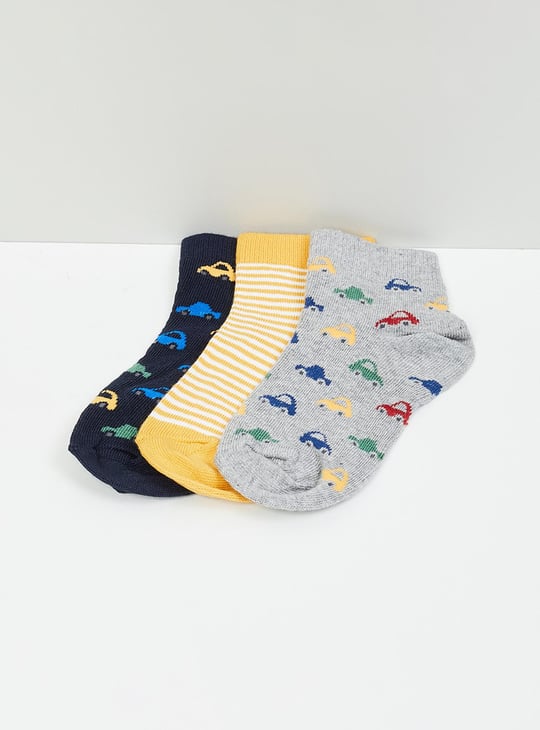 Boys Printed Socks - Pack of 6