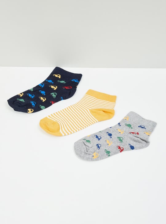 Boys Printed Socks - Pack of 6