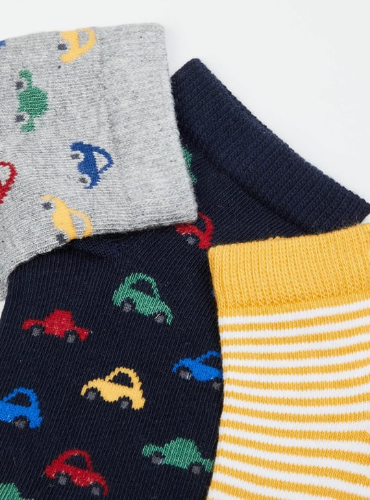 Boys Printed Socks - Pack of 6