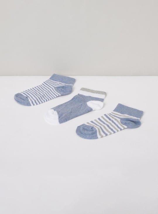 Boys Striped Socks - Pack of 3