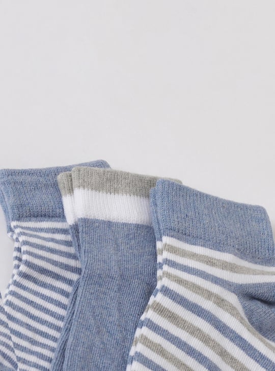 Boys Striped Socks - Pack of 3