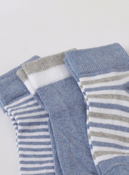 Boys Striped Socks - Pack of 3