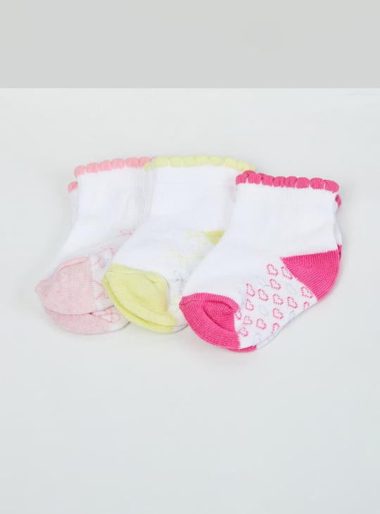 Girls Printed Socks - Pack of 3