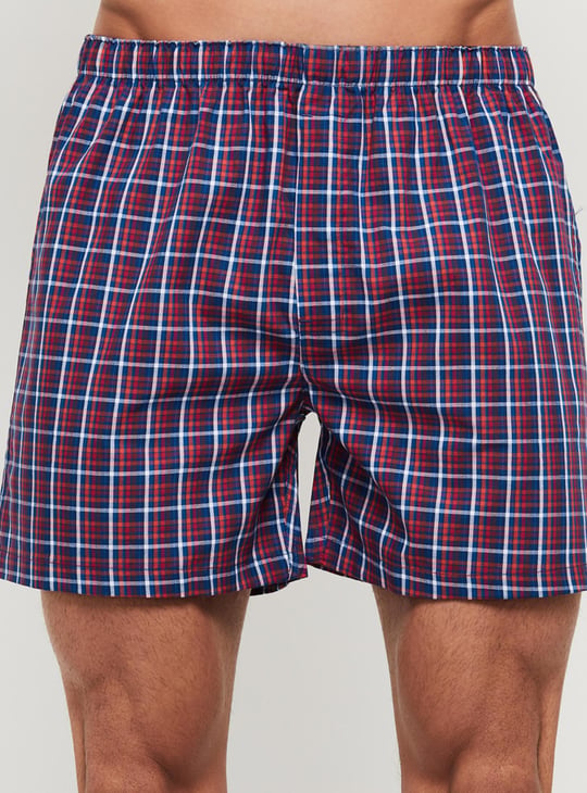 Checked Boxers 