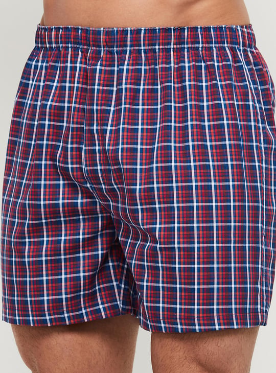 Checked Boxers 