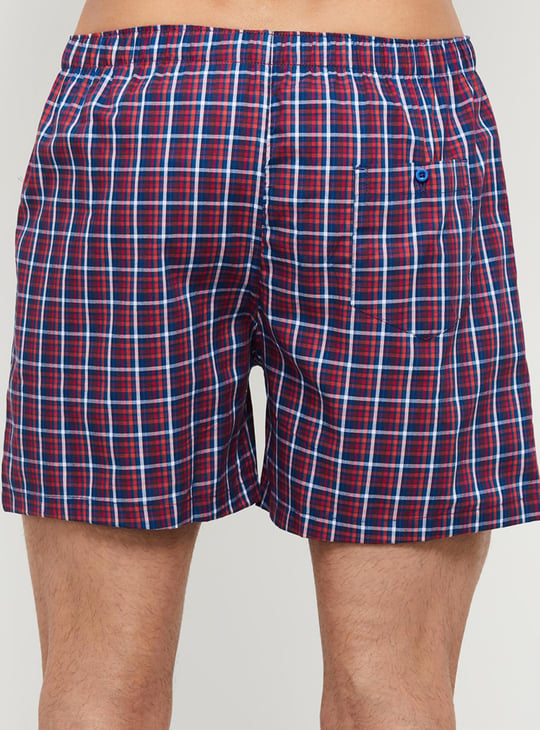 Checked Boxers 