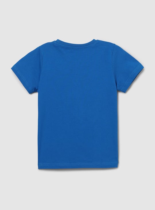 Boys Printed Crew Neck T-shirt