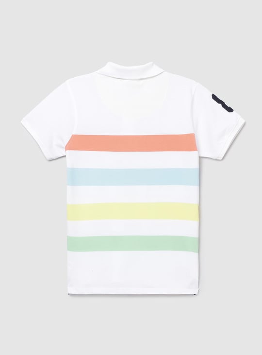 MAX Boys Striped Polo T-shirt