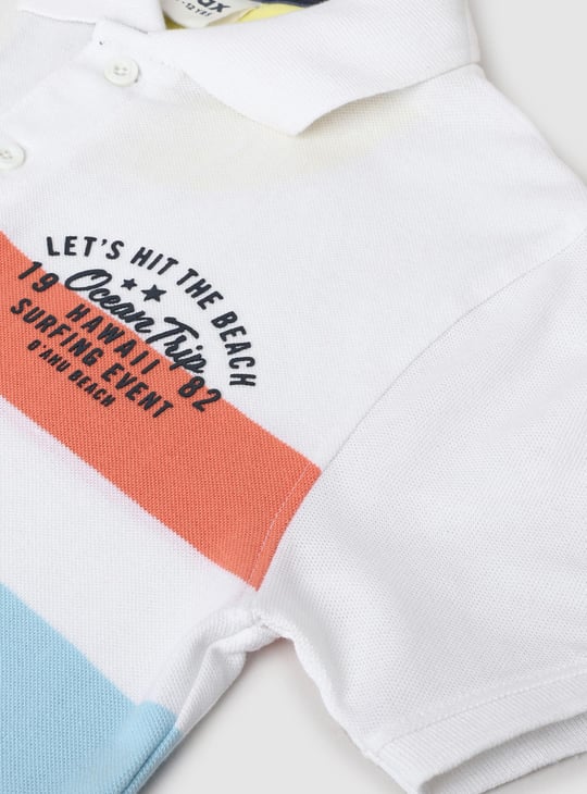MAX Boys Striped Polo T-shirt