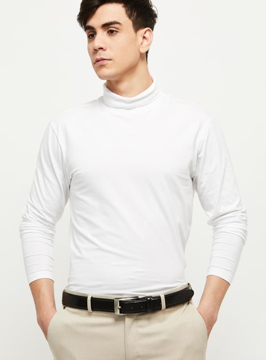 MAX Men Solid Leather Belt