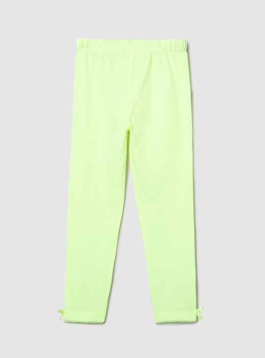 Girls Solid Leggings