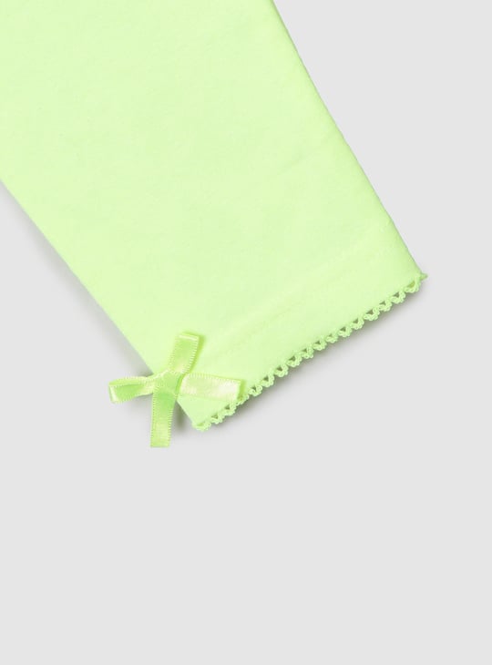 Girls Solid Leggings