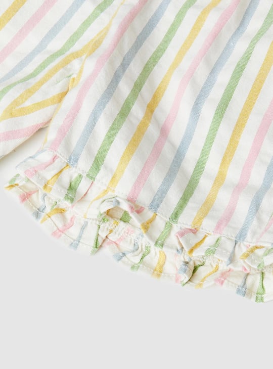 Girls Striped Shorts