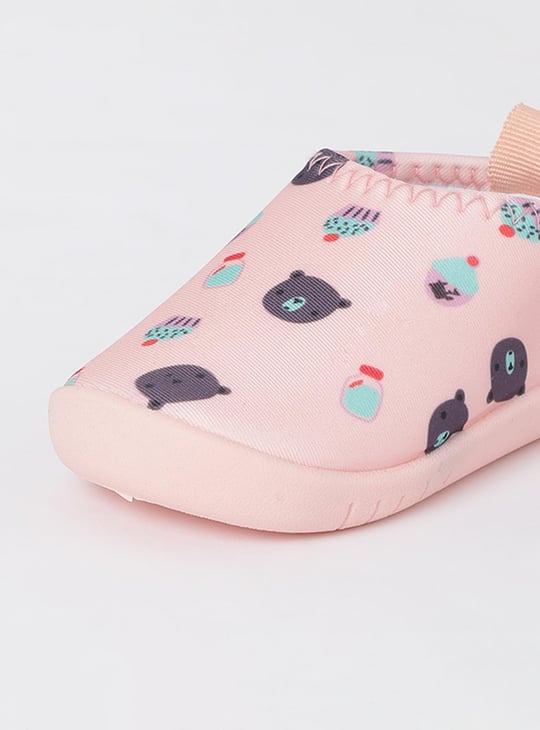 Girls Printed Slip-On Shoes 