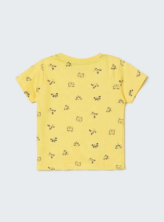 Boys Printed Crew Neck T-shirt