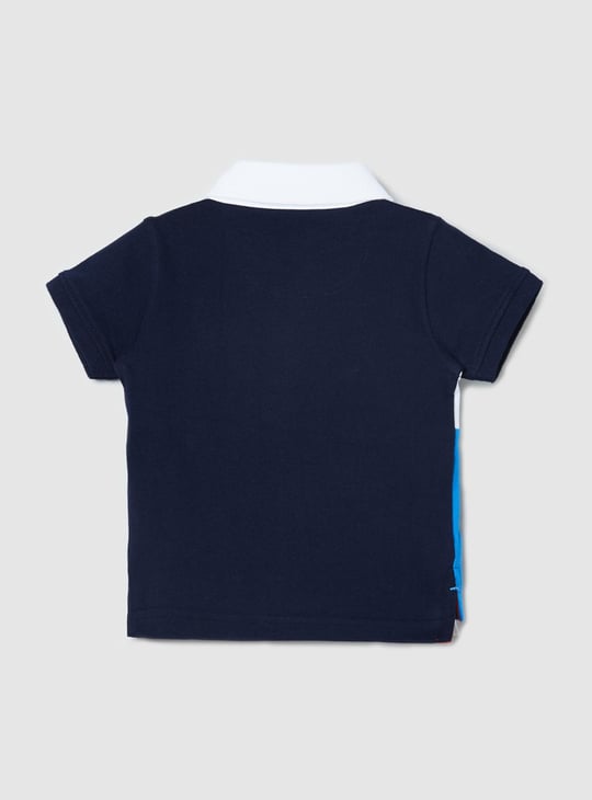 MAX Boys Colourblocked Polo T-shirt