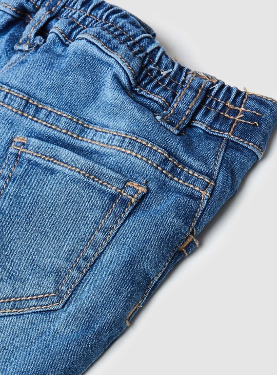 Girls Embroidered Denim Shorts 