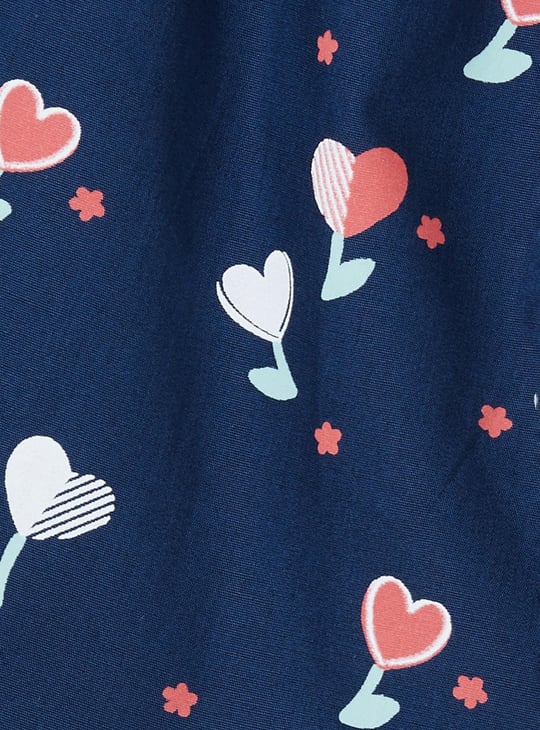 Girls Printed A-Line Skirt 