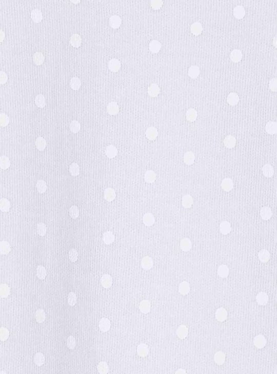 Girls Printed Round Neck Sleepsuit