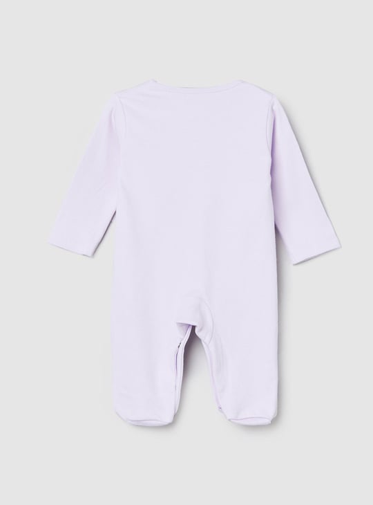 Girls Printed Anti-Bacterial Sleepsuit - Pack of 2 