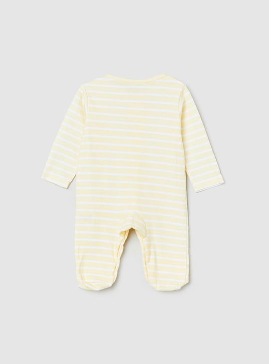 Girls Printed Anti-Bacterial Sleepsuit - Pack of 2 