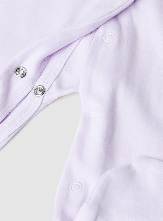 Girls Printed Anti-Bacterial Sleepsuit - Pack of 2 