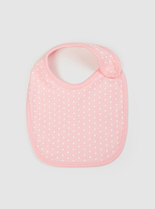 Girls Printed Bib - Pack of 2